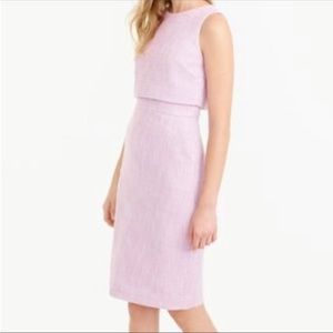 J. Crew Lavender Tweed Dress